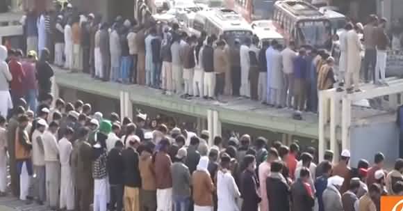 Funeral Prayers Of Allama Khadim Rizvi Offered In Lahore, Thousands Attended