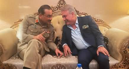 General Asim Munir's pictures with Mohsin Baig goes viral on social media