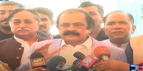 General Elections Main Ye Campaign Nhn Kar Sakty, Log Joton Ke Haar Le Kar Kharay Hon Gen - Rana Sanaullah