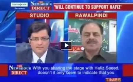 General Hamid Gul Slapped Cheep Indian Media and Destroyed the Biased Journalist