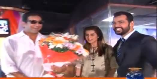 Geo News Celebrating Birthday of Wasim Akram - 5th June 2016