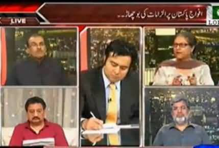 Geo Tv Iftikhar Ahmad Receives Threat From ISI - Asma Jahangir Tells in Live Program