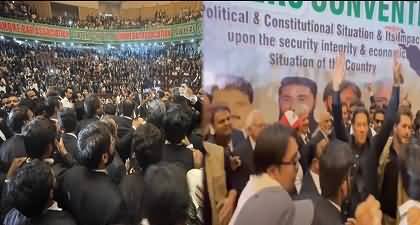'Go Niazi Go' slogans raised as Imran Khan arrived at Lahore High Court