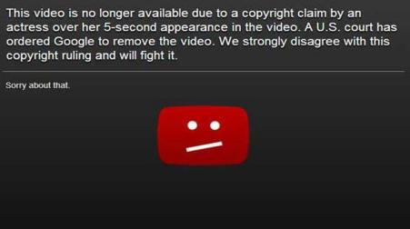 Google Removes the Anti Islam Movie From Youtube But Vows To Fight the Court Orders