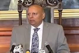 Governor Punjab Ch. Sarwar Press Conference On Resignation - 24th April 2019