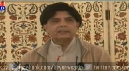 Govt Has Nothing to Do With Imran Farooq Murder Case - Chaudhary Nisar