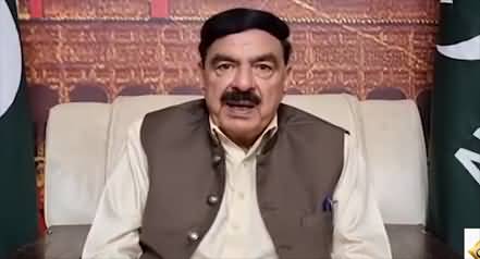 Govt has started crackdown against our workers - Sheikh Rasheed's video message