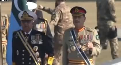 Guard of honor ceremony held in honor of Chief of Defense Forces, Field Marshal Syed Asim Munir