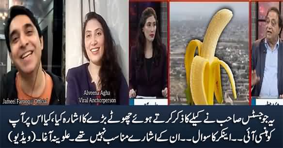 Guest's Gestures Were Inappropriate While Talking About Banana - Alveena Agha