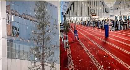 Islamabad: Hailstorm also shattered window panes of Faisal Mosque and houses