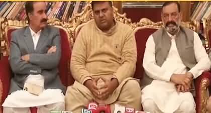 Halaat thk hotay hain to choohay nikel kar shor machatay hain - Fawad Ch calls opposition leaders 'rats'
