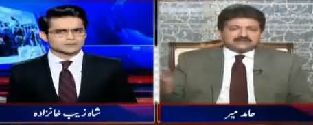 Hamid Mir Bashing PMLN Ministers And Speaker Ayaz Sadiq