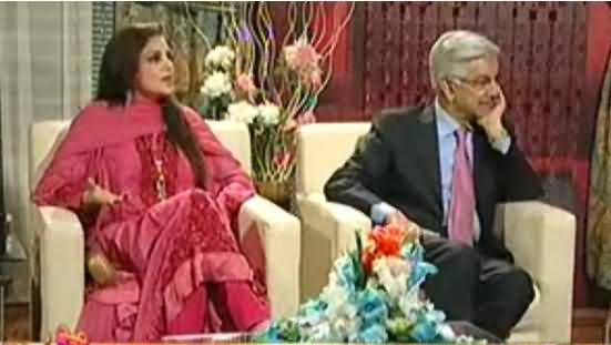 Hamid Mir discussing the Scandal of Khawaja Asif and Kashmala Tariq in their Presence in Capital Talk