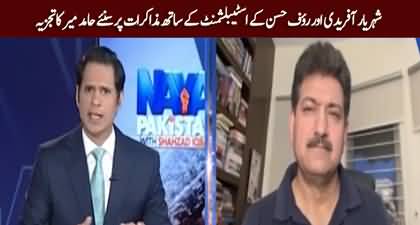 Hamid Mir's views on Shehryar Afridi's statement about talks with the establishment