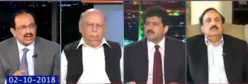 Hamid Mir Show (Kia Imran Khan Economy Sanbhal Lein Ge) - 10th October 2018