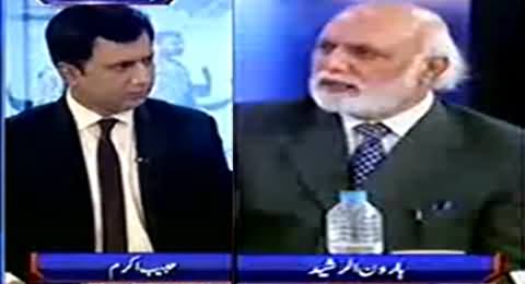 Haroon Rasheed Giving Reasonable Solution to End Terrorism From Pakistan