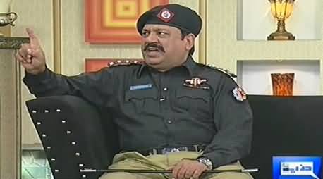 Hasb e Haal (Azizi As Police Inspector) – 28th September 2014