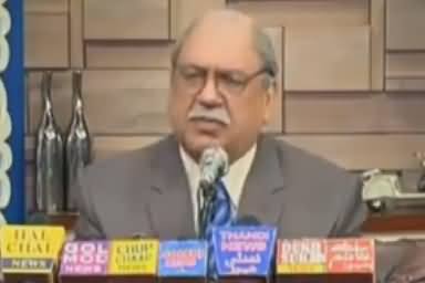 Hilarious Press Conference of Azizi As Najam Sethi