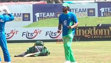 Hassan Ali dances on Indian Song 'Channa Mereya' during training