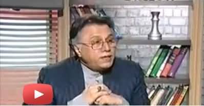 Hassan Nisar Making Fun of Pervez Khattak on his Statement About Blocking NATO Supply