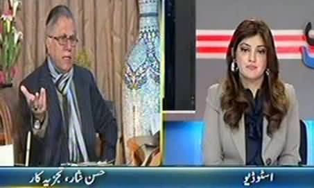Hassan Nisar Taunts Sadaf Abdul Jabbar in Live Show Due to Her Long Question