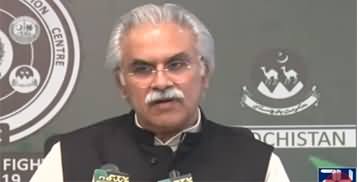 Health Minister Dr. Zafar Mirza Media Briefing on Coronavirus - 9th April 2020