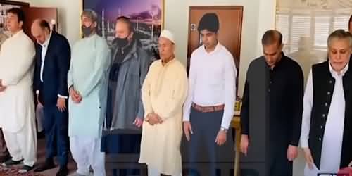 Healthy Nawaz Sharif Offers Eid Prayer in London