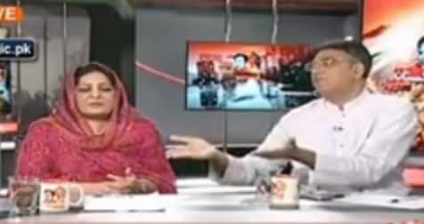 Heated Debate Between Asad Umar & Anusha Rehman on Rigging Issue