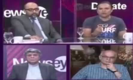 Heated Debate Between Kashif Abbasi & Hafeez Ullah Niazi on Nawaz Sharif's Narrative