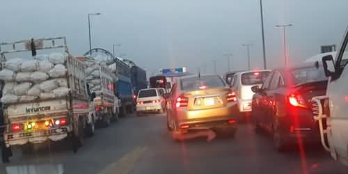 Heavy Traffic Jam in Different Sites Of Lahore, Tariq Mateen Shared Exclusive Video