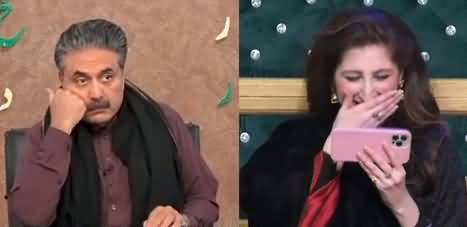 Hilarious bloopers of Dr. Arooba in Aftab Iqbal's show