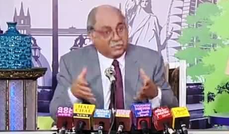 Hilarious Parody of Najam Sethi by Aziz Doing Press Conference