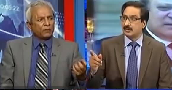 Hot Debate Between Javed Chaudhry & Nehal Hashmi on Silence of Govt On Kalbhushan's Issue