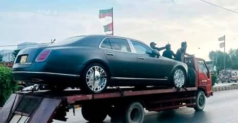 How Bentley car brought from London to Karachi and then get caught?