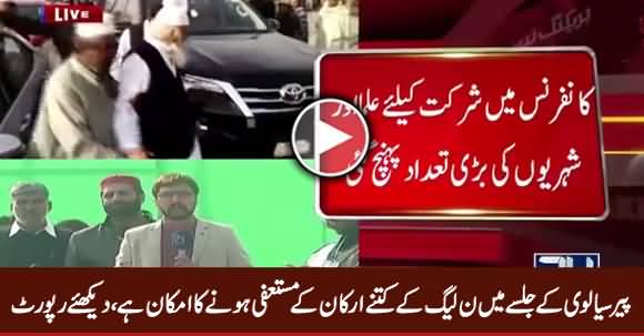 How Many PMLN Members May Resign in Peer Hameed ud Din Sialvi's Jalsa, Watch Report