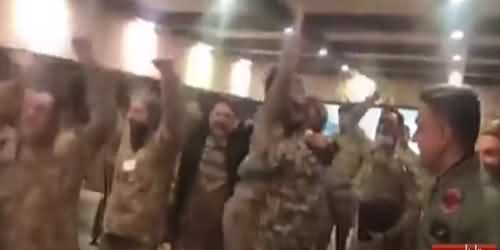 How Pak Army Soldiers Celebrated Pakistan's Victory Over India?