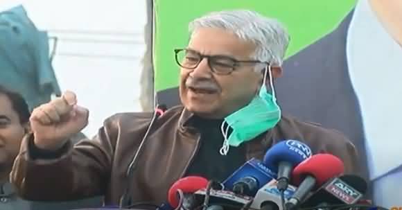 Hum Ne Is Nizam Ko Giranay Ki Kasam Khai Hai Isy Nahin Chlnay Den Gen - Khawaja Asif Fiery Speech