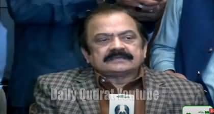 Hum per awami dabao hai k Imran Khan ko nikalo - Rana Sanaullah