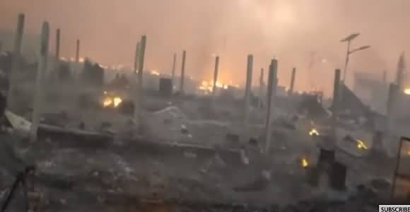 Hundreds Missing After Large Fire Breaks Out In World’s Biggest Refugee Camp in Bangladesh