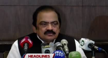 I am doubtful that Imran Khan will take U-turn again on 23rd December - Rana Sanaullah