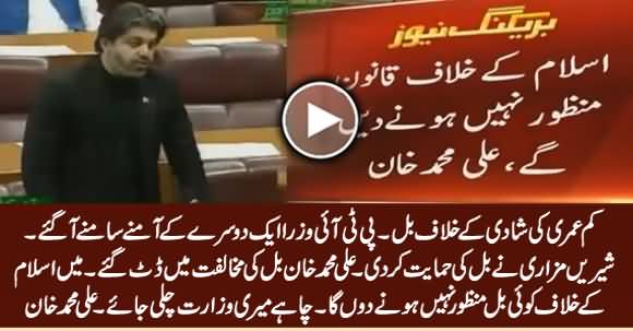 I Am Ready To Quit My Ministry & Assembly Membership - Ali Muhammad Khan Opposes Marriage Bill