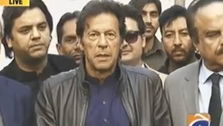 I Am Satisfied with Supreme Court Proceedings of Panama Case - Imran Khan Media Talk