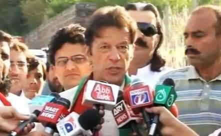 I Am Seeing Re Elections in Pakistan - Imran Khan Talking to Media Before Multan Jalsa