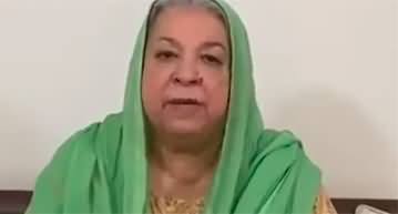 I appeal the traders to shut down the markets - Dr. Yasmin Rashid's video message