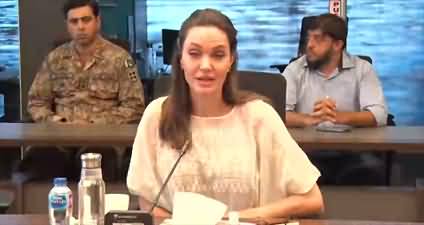I have never seen anything like this - Angelina Jolie talks about floods in Pakistan