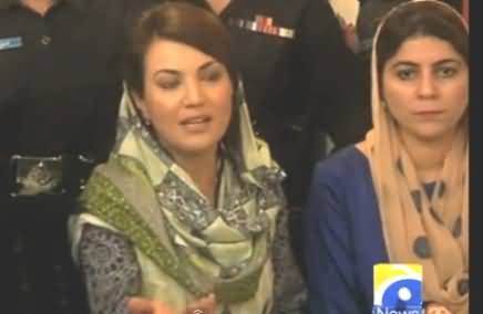 I Have No Intention To Contest Next Elections - Reham Khan Talking to Media in Karachi