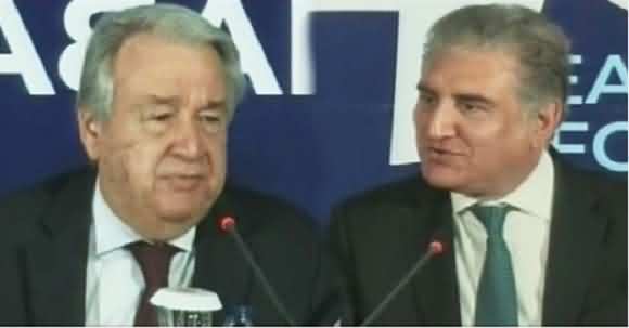 I Salute Pakistan For Hospitality Of Afghan Migrants - Shah Mehmood Qureshi And UN Secretary General Joint Media Talk