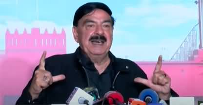 I warn you don't take law into your hands - Interior Minister Sheikh Rasheed's late night press conference