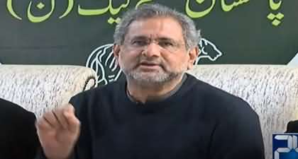 If you will search PTI's accounts after 2013, this matter will reach in billions - Shahid Khaqan Abbasi's media talk