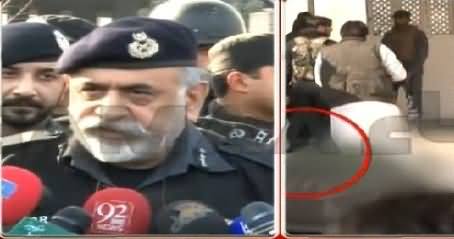 IG KPK Police Nasir Durrani Talking To Media About Imambargha Attack – 13th February 2015